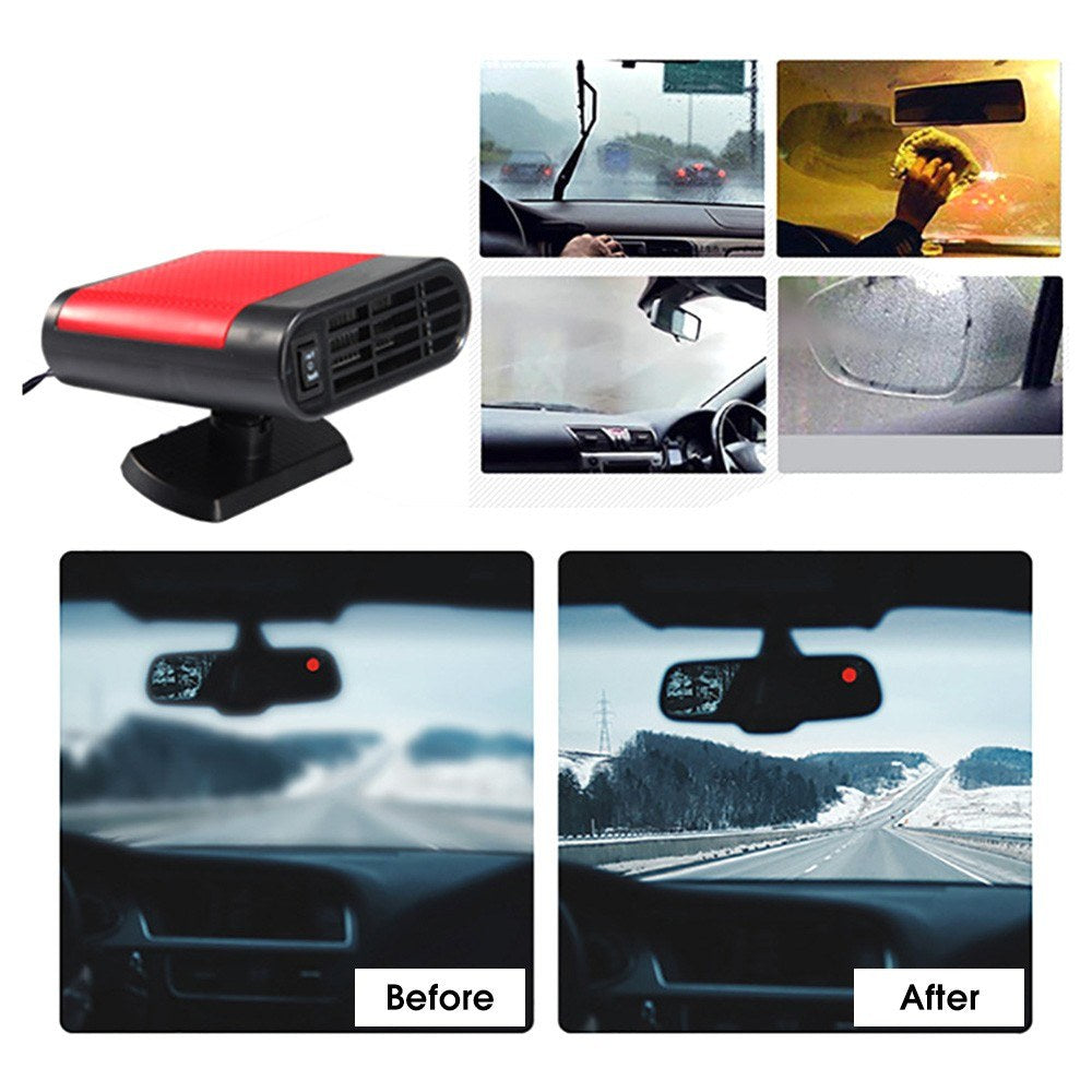 12V 150W 2-in-1 Auto Car Heater Cooling Fan Defroster Defrost Windscreen Window Demister