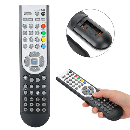 RC1900 Remote Control for Oki Hitachi Alba Celcus Luxor Grundig Sharp Jmb Telefunken Bush Techwood Akai Nevir Sanyo TV- Black