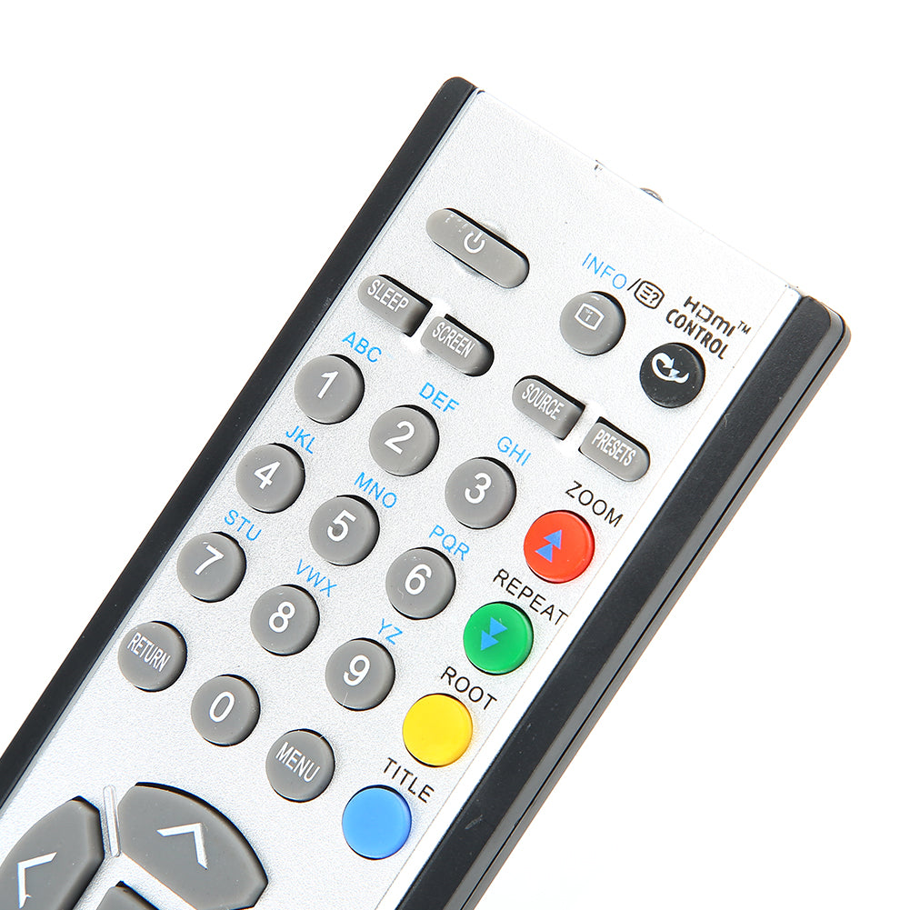 RC1900 Remote Control for Oki Hitachi Alba Celcus Luxor Grundig Sharp Jmb Telefunken Bush Techwood Akai Nevir Sanyo TV- Black