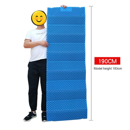 190x57cm Camping Mat Sleeping Folding Pad Backpacking Sitting XPE Cushion Seat Pad for Camping Hiking Picnic
