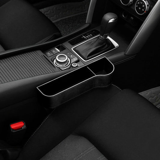 2Pcs/Set Car Seat Organizer Carriage Bag PU Case Multifunctional Storage Box Left/Right Gap Storage Box