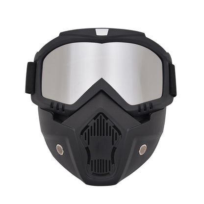 Motorcycle Goggles Mask Detachable Road Riding Windproof Helmet Glasses for Outdoor Activities
