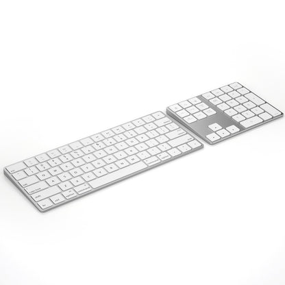 Aluminium 34-Key Wireless Numeric Bluetooth Keyboard Keypad for Windows/iOS/Android