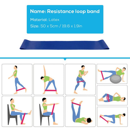 1 Set Yoga Equipment Kit Pilates Ring Yoga Cotton Strap Resistance Loop Band Stretching Strap Set