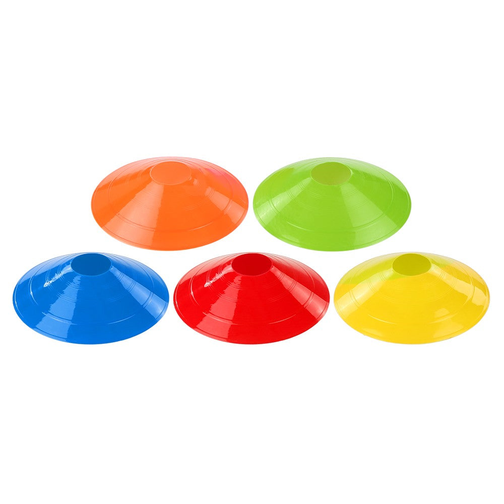 15PCS/Pack Agility Disc Cone Set Multi Sport Training Space Cones with Plastic Stand Holder for Soccer Football Ball Game Disc Mini Training Cones Field Markers