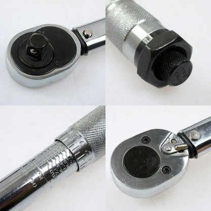 1/4-Inch DR 5-25Nm Drive Click Torque Wrench High Precision Adjustable Bike Torque Wrenches Car Repairing Tool Calibrated with Storage Case