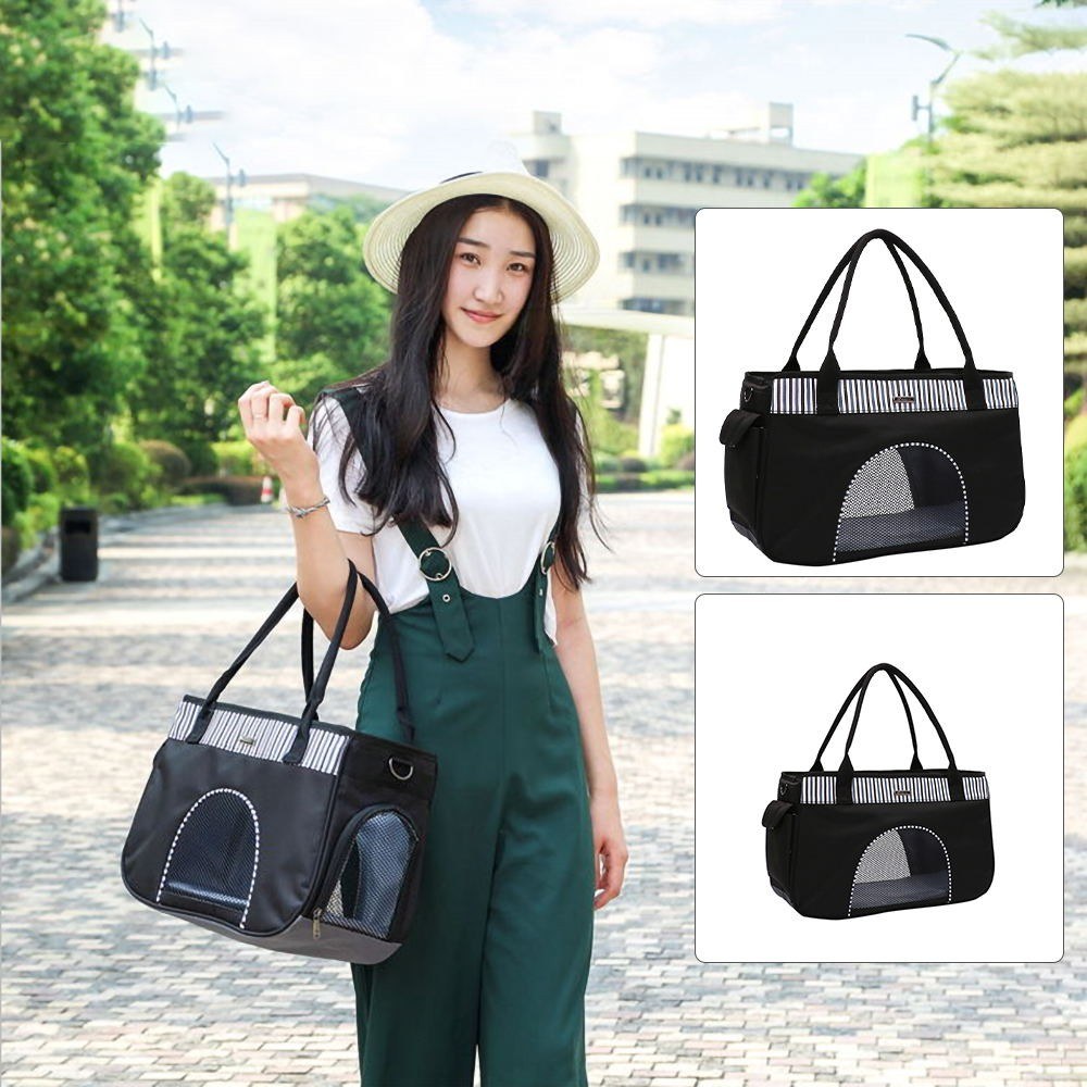 DODOPET 50x19x30cm Portable Pet Carrier Bag Cats Dogs Pet Kennel Travel Carrying Bag