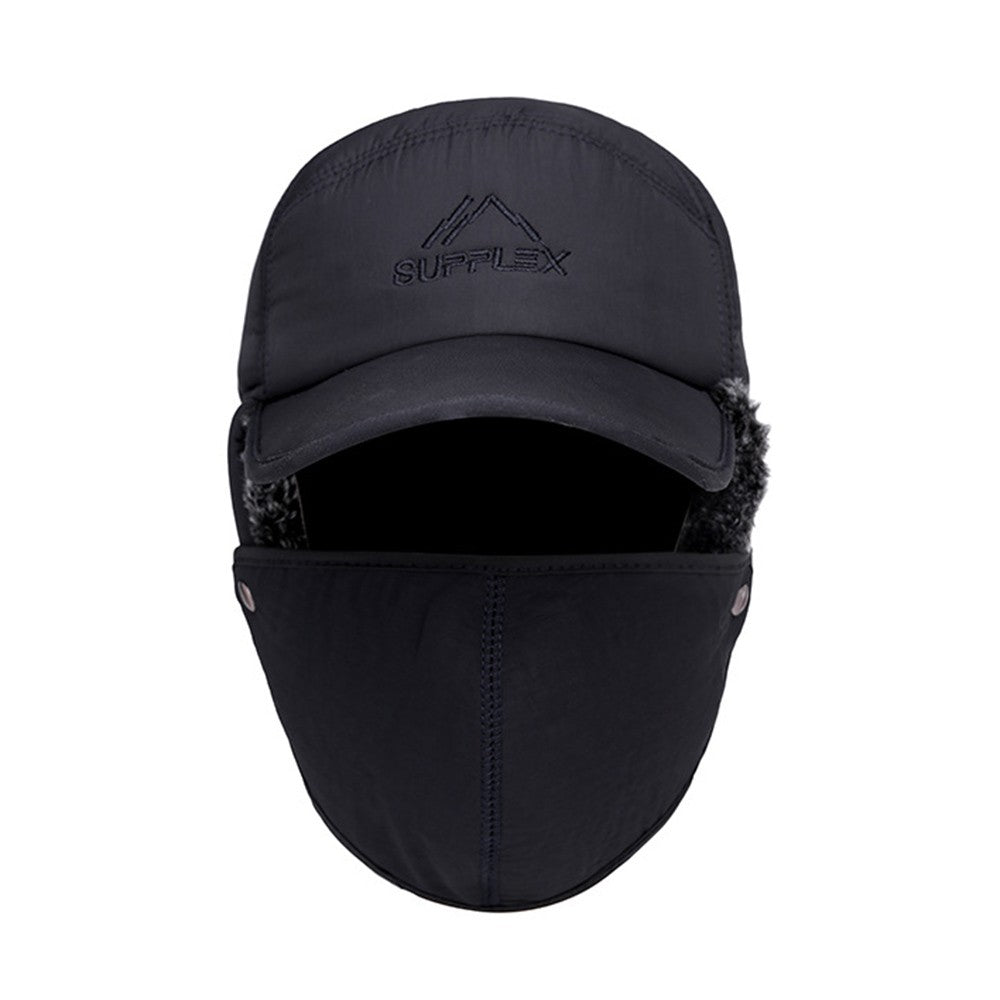 SUPPLEX Winter Warm Hat with Detachable Mask Full Face Outdoor Windproof Hat Baseball Cap