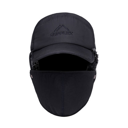 SUPPLEX Winter Warm Hat with Detachable Mask Full Face Outdoor Windproof Hat Baseball Cap