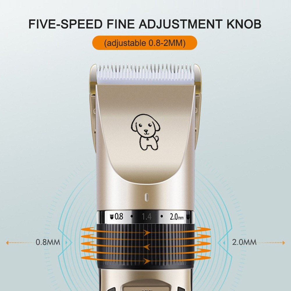 Pet Grooming Hair Clipper USB Rechargeable Shavers Hair Cutter Dog Cat Rabbit Hair Trimmer Cutter Baby Hair Clipper