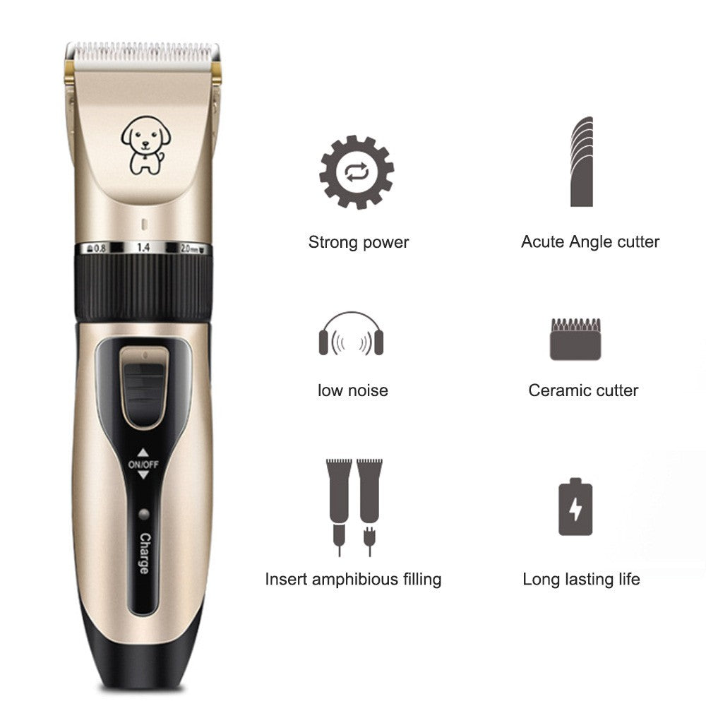 Pet Grooming Hair Clipper USB Rechargeable Shavers Hair Cutter Dog Cat Rabbit Hair Trimmer Cutter Baby Hair Clipper