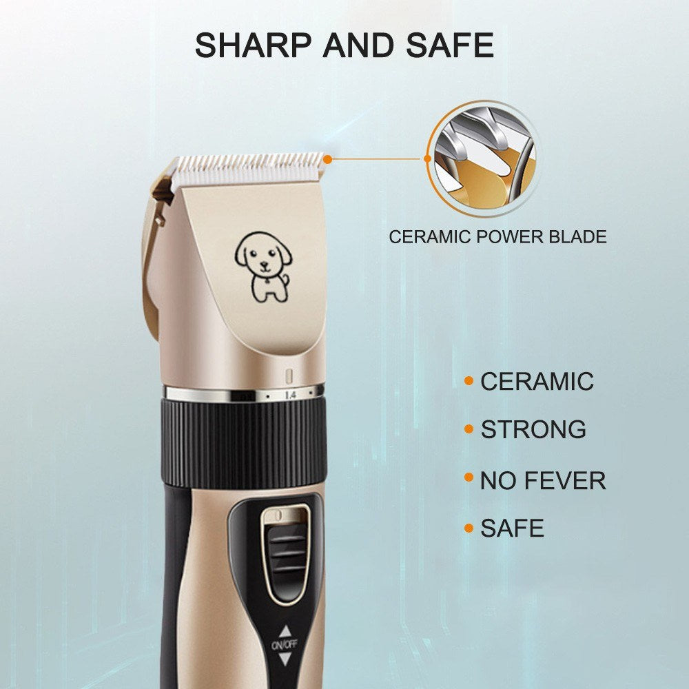Pet Grooming Hair Clipper USB Rechargeable Shavers Hair Cutter Dog Cat Rabbit Hair Trimmer Cutter Baby Hair Clipper