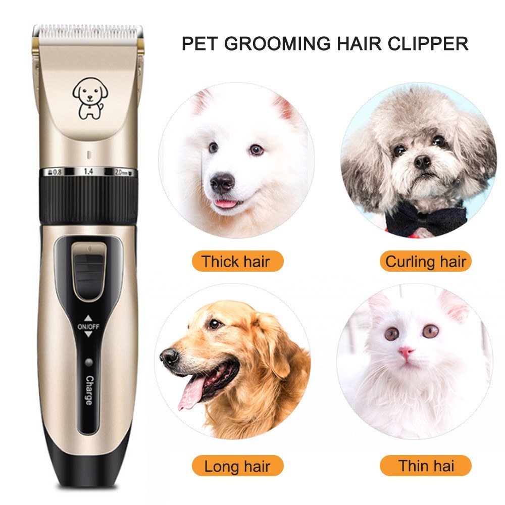 Pet Grooming Hair Clipper USB Rechargeable Shavers Hair Cutter Dog Cat Rabbit Hair Trimmer Cutter Baby Hair Clipper