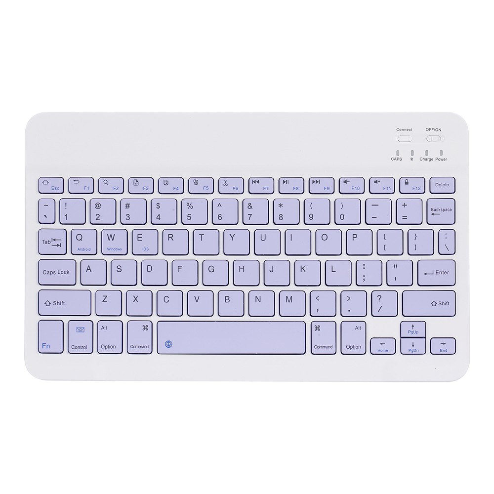 10-inch Wireless BT Keyboard Three-system Universal Colorful Rechargeable BT Keyboard