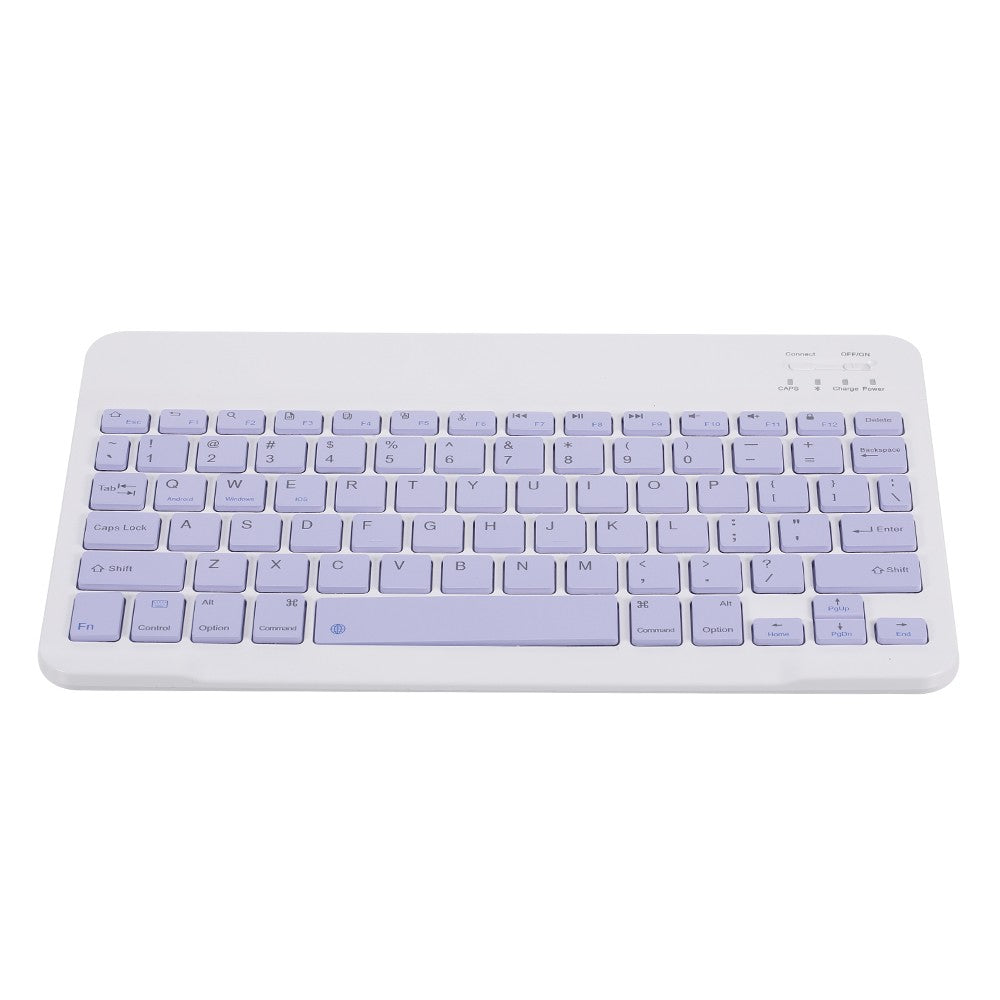 10-inch Wireless BT Keyboard Three-system Universal Colorful Rechargeable BT Keyboard