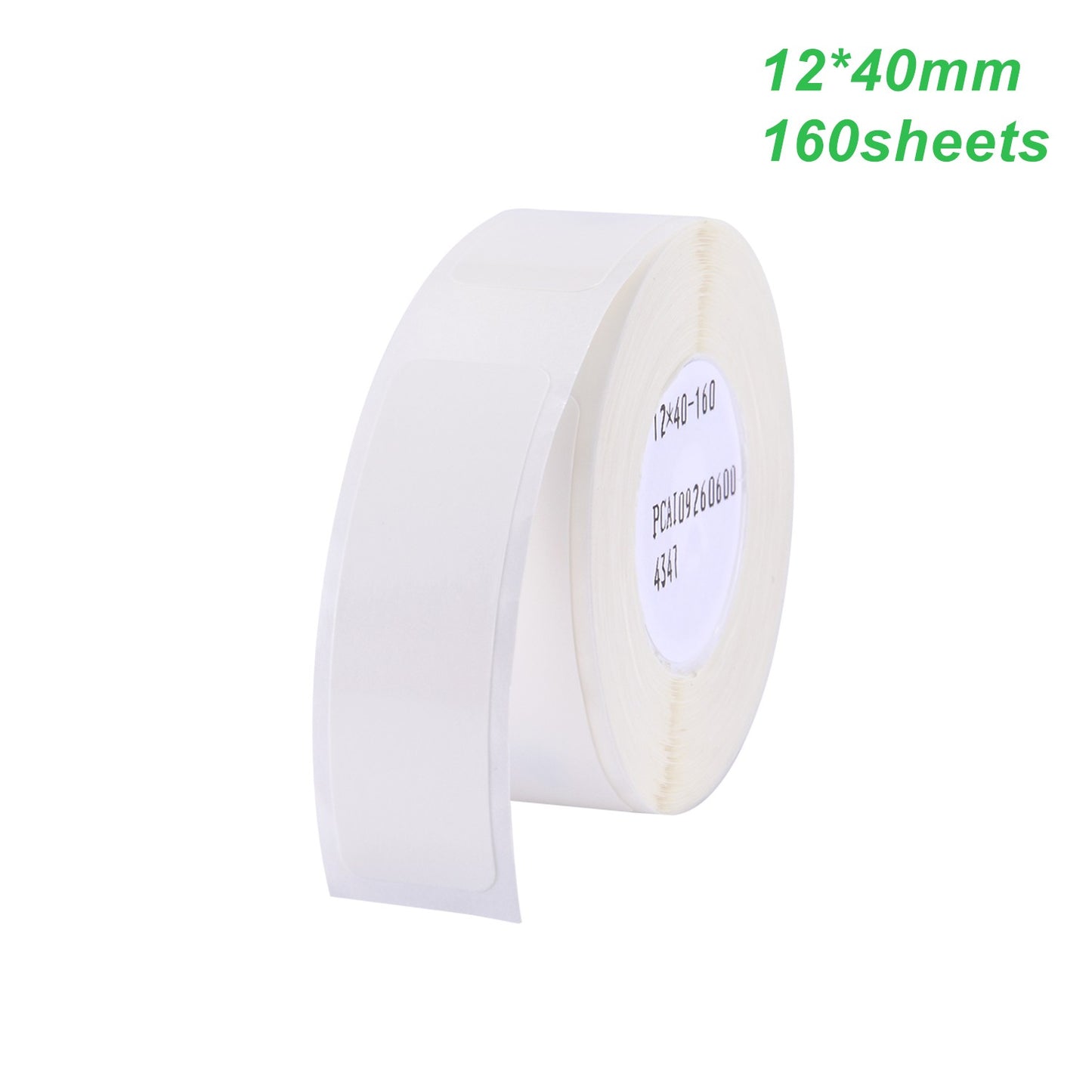 160Pcs/Roll For Home Organizer Supermarket Study Waterproof Thermal Printing Blank Labels