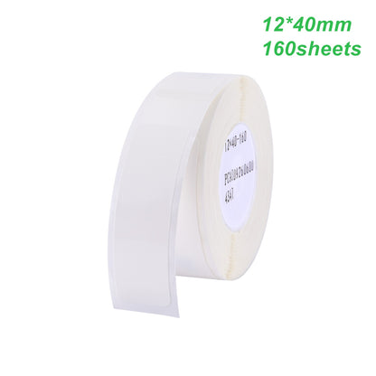 160Pcs/Roll For Home Organizer Supermarket Study Waterproof Thermal Printing Blank Labels
