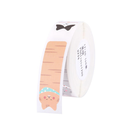 160Pcs/Roll For Home Organizer Supermarket Study Waterproof Thermal Printing Blank Labels