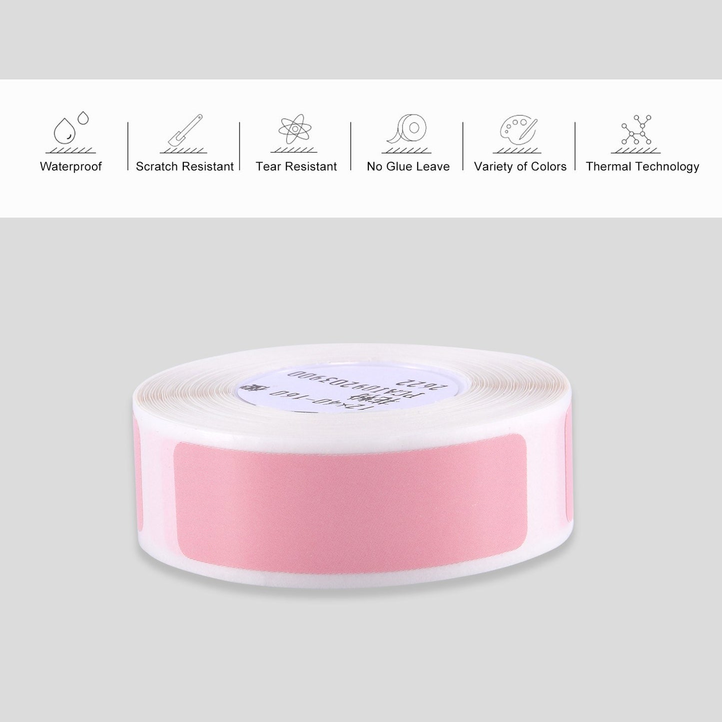 160Pcs/Roll For Home Organizer Supermarket Study Waterproof Thermal Printing Blank Labels