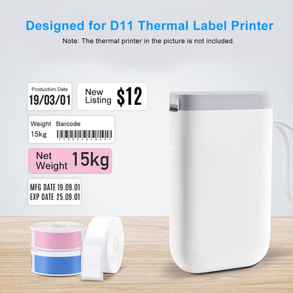 160Pcs/Roll For Home Organizer Supermarket Study Waterproof Thermal Printing Blank Labels