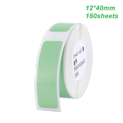 160Pcs/Roll For Home Organizer Supermarket Study Waterproof Thermal Printing Blank Labels