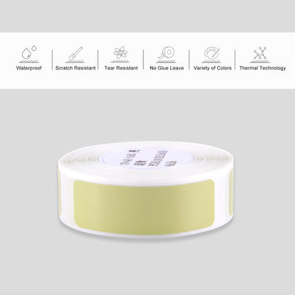 160Pcs/Roll For Home Organizer Supermarket Study Waterproof Thermal Printing Blank Labels