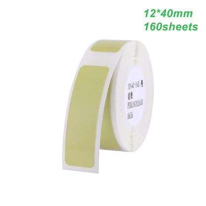 160Pcs/Roll For Home Organizer Supermarket Study Waterproof Thermal Printing Blank Labels