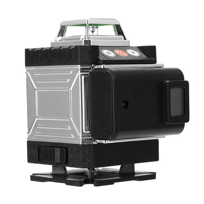 Flexible Stable Multi-functional 16 Lines Laser Level 3-degree Self-leveling Function Leveling Tool Omnidirectional Ground and Wall Sticker with Vertical Horizontal Oblique Line
