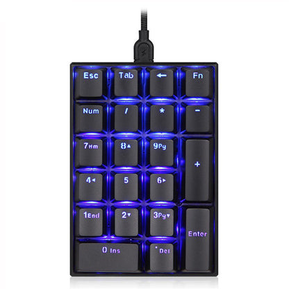 MOTOSPEED K23 Motospeed Back Light Wired USB Mechanical Keyboard with 21 Keys