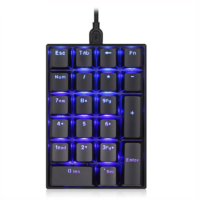 MOTOSPEED K23 Motospeed Back Light Wired USB Mechanical Keyboard with 21 Keys