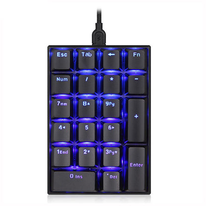 MOTOSPEED K23 Motospeed Back Light Wired USB Mechanical Keyboard with 21 Keys