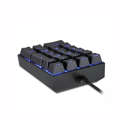 MOTOSPEED K23 Motospeed Back Light Wired USB Mechanical Keyboard with 21 Keys