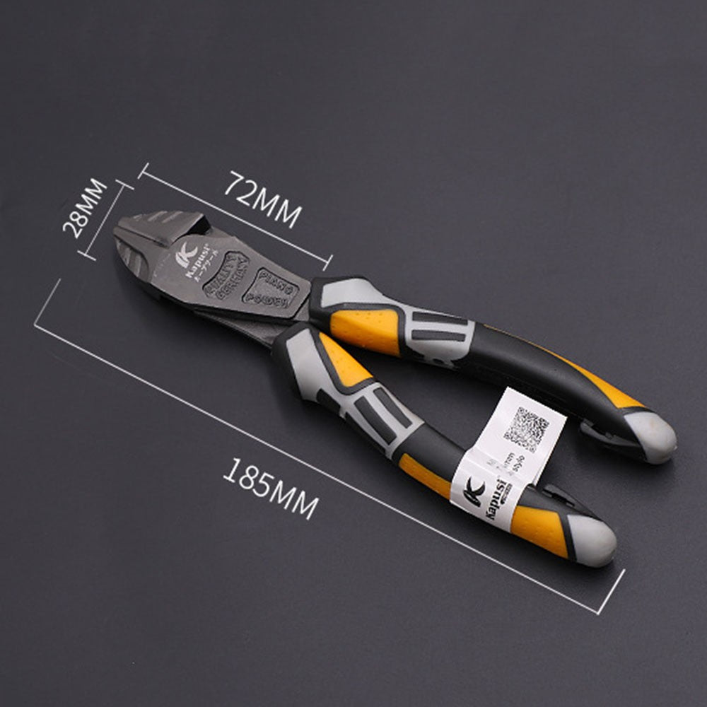 8" Long-nose Wire Cutter Plier Professional Electrician Plier Wire Stripper Chrome Vanadium Steel Handheld Wire Cutting Crimping Tool