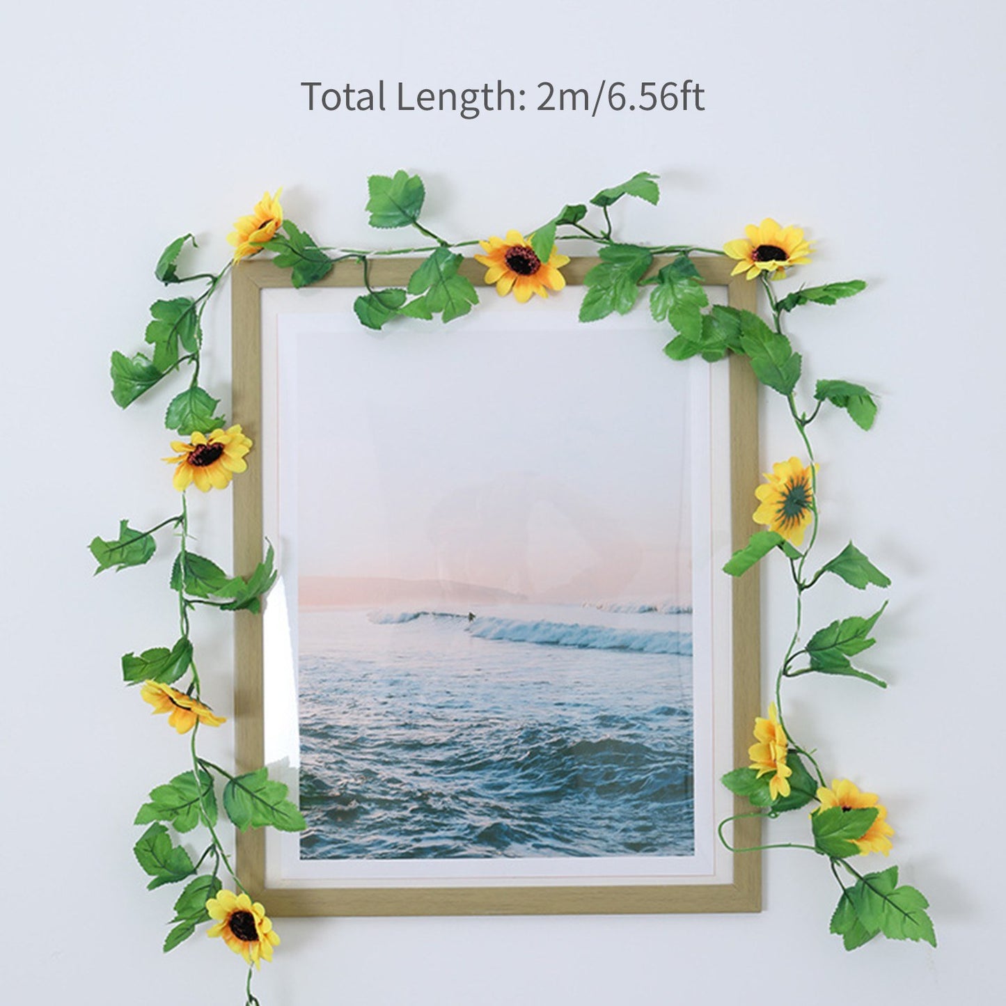 6.56ft 20LEDs Fairy String Lights Flower Shaped Decor Hanging Lights Waterproof Garden Patio Lighting for Wedding Party Christmas Halloween