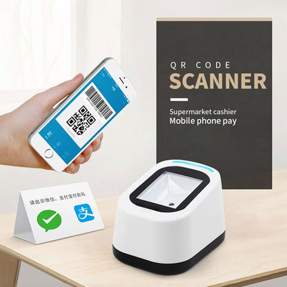 Supermarkets Stores USB Wired Barcode Hands-free Scanner Versatile Scanning