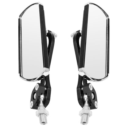 2Pcs Bike Rear View Mirror Rotatable Wide Angle Rear View Aluminum Alloy Safety Rearview Mirror
