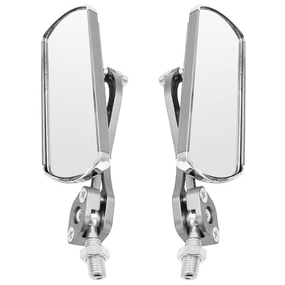 2Pcs Bike Rear View Mirror Rotatable Wide Angle Rear View Aluminum Alloy Safety Rearview Mirror