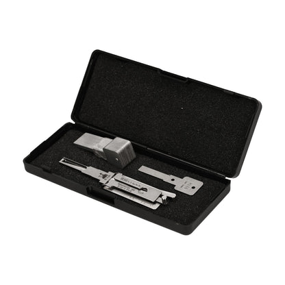2-in-1 Auto Pick and Decoder Kit Sturdy Multi-Tool with Storage Box for Auto Car Repair (HU66)