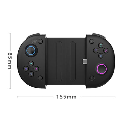 SHOUYI N1 Mobile Game Controller for Android Phones with Type-C Port Clickable Gamepad for Cloud Gaming