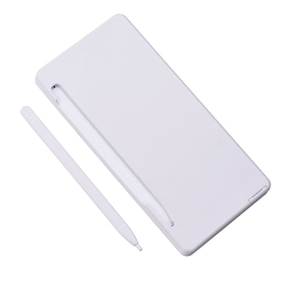 Foldable Calculator + 6 Inch LCD Writing Tablet Digital Drawing Pad 12 Digits Display with Stylus Pen Erase Button for Children Adults