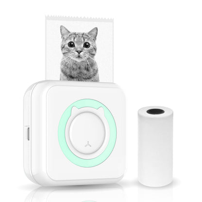 Mini Photo Printer Portable Thermal Printing Machine 203DPI Wireless Bluetooth Connection for Android iOS