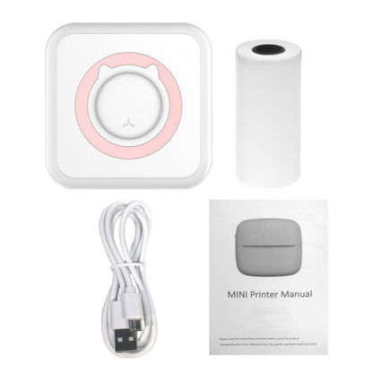 Mini Photo Printer Portable Thermal Printing Machine 203DPI Wireless Bluetooth Connection for Android iOS