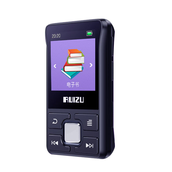 RUIZU X55 1.5-inch Screen BT MP3 Portable Music Video Player with Speaker FM Radio Recording