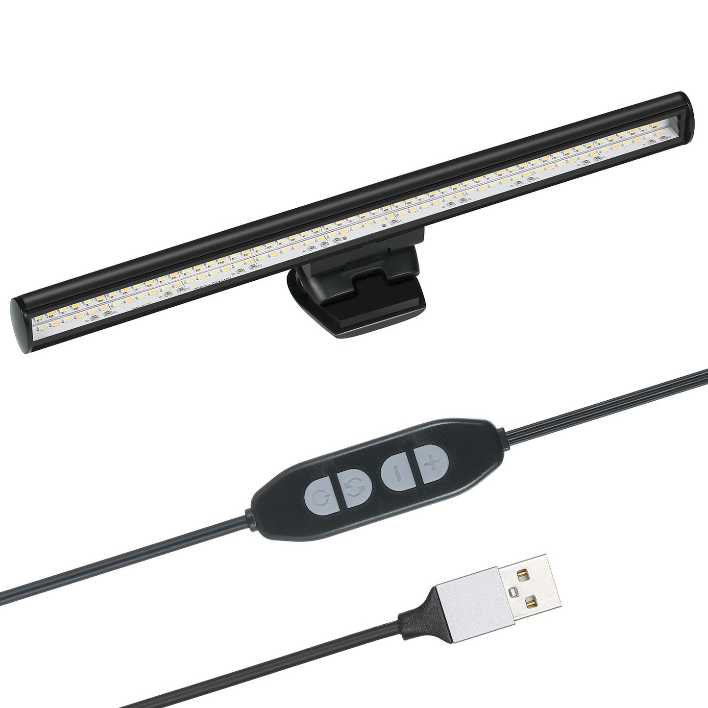 TOMSHINE e-Reading Monitor Light for Laptop USB Operated Dimmable Eye-caring Screen Lamp 3 Color Temperature and Adjustable 10 Brightness Levels