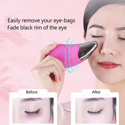 Facial Cleansing Brush Silicone Beauty Massager Electric 5 Speed Sonic Vibrating Scrubber for Deep Cleanser with IPX7 Waterproof