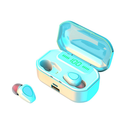 MR-G20 Wireless LED Display HD Call BT 5.1 Mini Sport Headsets Earphone Earbuds with Mic