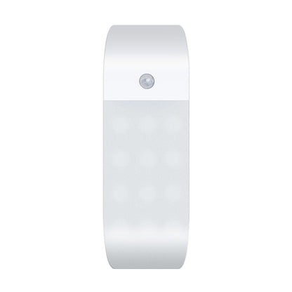12 LEDs Cabinet Lamp Adopted PIR Motion Inductor Sensor Light Control USB Charging Port Magnetic Base Design Rechargeable Cell for Living Room Bedroom Corridor