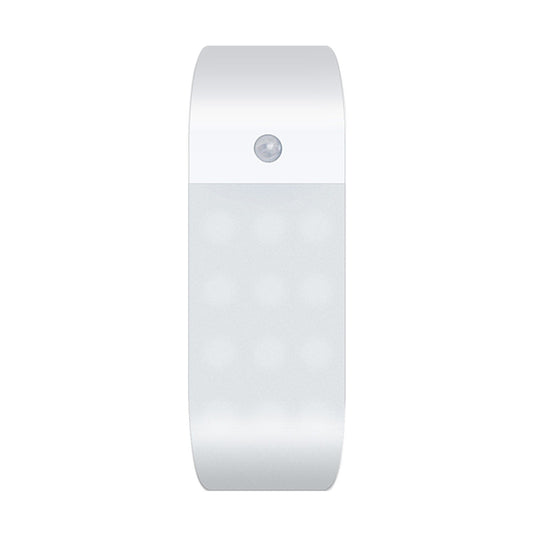 12 LEDs Cabinet Lamp Adopted PIR Motion Inductor Sensor Light Control USB Charging Port Magnetic Base Design Rechargeable Cell for Living Room Bedroom Corridor