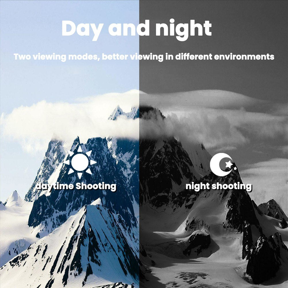 NV4000 12 Megapixel Optical Binocular Night Visions Infrared 5X Digital Zoom Photo Video Playback for Outdoor Hunts Boating