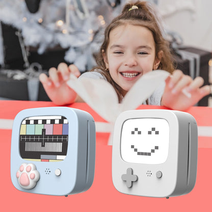 Portable Thermal Printing Mini Pocket Photo Printing Machine 203DPI Wireless Bluetooth Connection for Picture Lable DIY Handcraft List Meno Notes Journal Receipt Paper Instant Printer Sticker Study Work Office